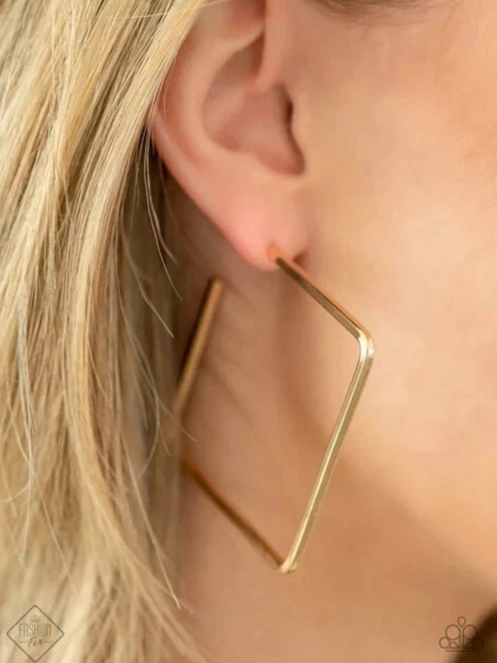 Paparazzi ~ Material Girl Magic Gold Hoop Earrings